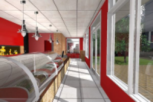 Магазин с посадочными местами