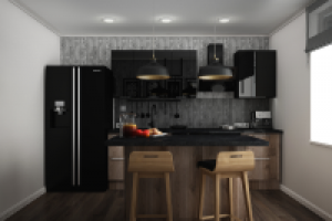 Кухня двушки молодого человека в Девяткино