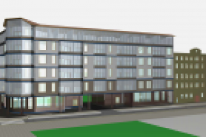 Визуализация экстерьера спроектированной встройки