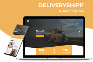 Лєндинг для компании перевозчика