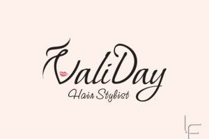 Логотип для парикмахера-стилиста Валентины Данилевской