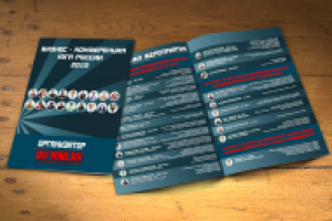 Дизайн буклета для бизнес конференции BIZ-MIND