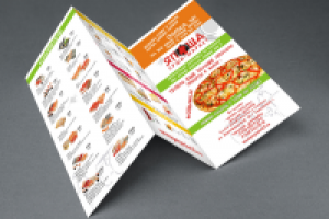 Дизайн буклета для суши-маркета "Япоша"