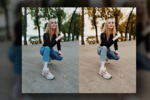 Замена цвета, ретушь