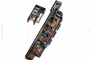 Разработка интерьера квартиры художника с мастерской