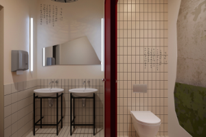 Санузел ресторана в Санкт-Петербурге