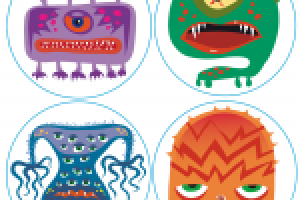 Иллюстрации для мобильного приложения.