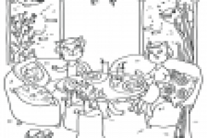 Раскраска "Котландия"