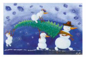 Новогодняя открытка.