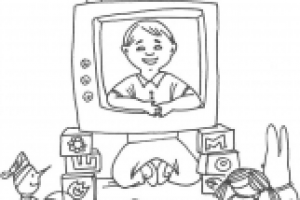 Шмуцтитул для книги с развивающими играми для малышей.