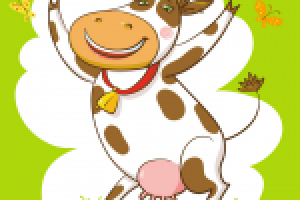 Веселая коровка)