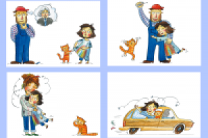 Иллюстрации к детским стихам.