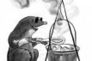 Из серии иллюстраций к детским рассказам.