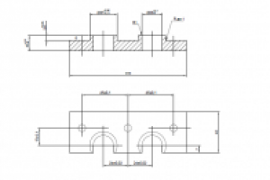 чертеж детали в автокад