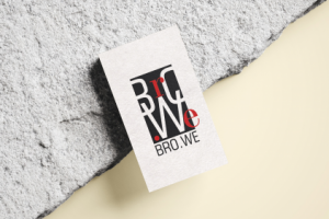 Концепт логотипа для кофейни Bro.we