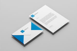 Дизайн бланка письма и конверта