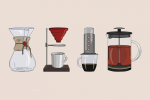 Инфографика на кофейную тематику