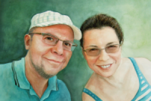 Семейный портрет (акварель)