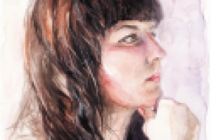 Портрет (акварель)