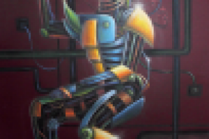 Трансформация портрета (пастель)