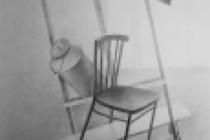 Натюрморт динамика (карандаш)