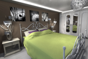 Дизайн-проект двухкомнатной квартиры. спальня