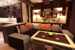 Дизайн-проект двухкомнатной квартиры. кухня