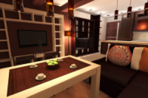 Дизайн-проект двухкомнатной квартиры. кухня