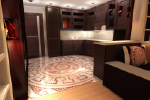 Дизайн-проект двухкомнатной квартиры. кухня