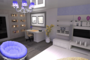 Дизайн-проект двухкомнатной квартиры. гостиная