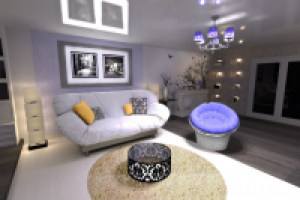 Дизайн-проект двухкомнатной квартиры. гостиная