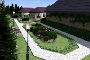 Дизайн свадебной беседки и ландшафта