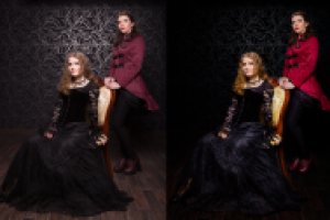 Ретушь студийной фотосессии