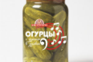 Этикетка для банки огурцов, работа для конкурса