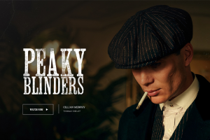 Дизайн Landing Page Peaky Blinders