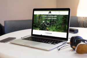 Сайт для производителя военного снаряжения нового поколения