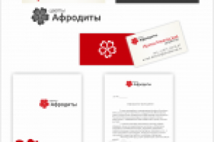 Вариант фирменного стиля для "цветы Афродиты"