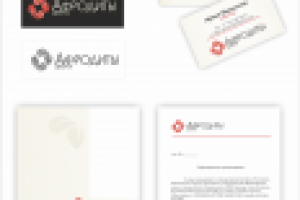 Вариант фирменного стиля для "цветы Афродиты"