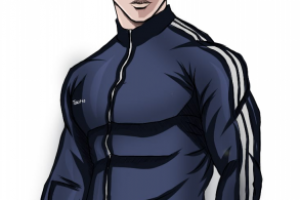 арт в стиле аниме Джо Джо