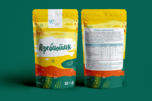 Этикетка для пищевой добавки Пребиотик