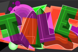 Граффити иллюстрация