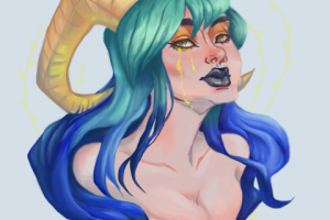 Арт на челлендж Draw This In Your Style от художницы AntaRF