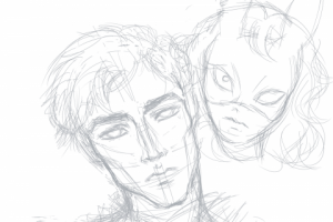 Эскиз авторских персонажей