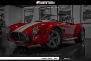 Ред-дизайн сайта для продаж автомобилей 60-х