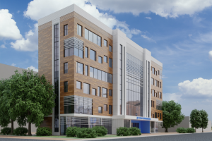 Эскизный проект торгово-офисного здания