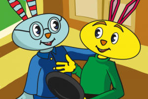 Кадр комикса детского журнала