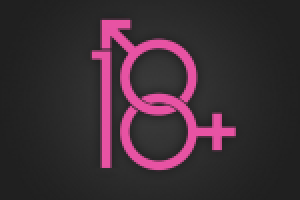 Логотип интим-салона "18+"
