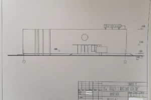 План, фасад, разрез
