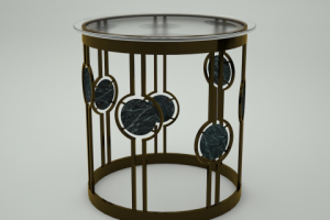 Модель журнального столика (H70xR50).