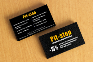 Визитка для "Pit-stop"